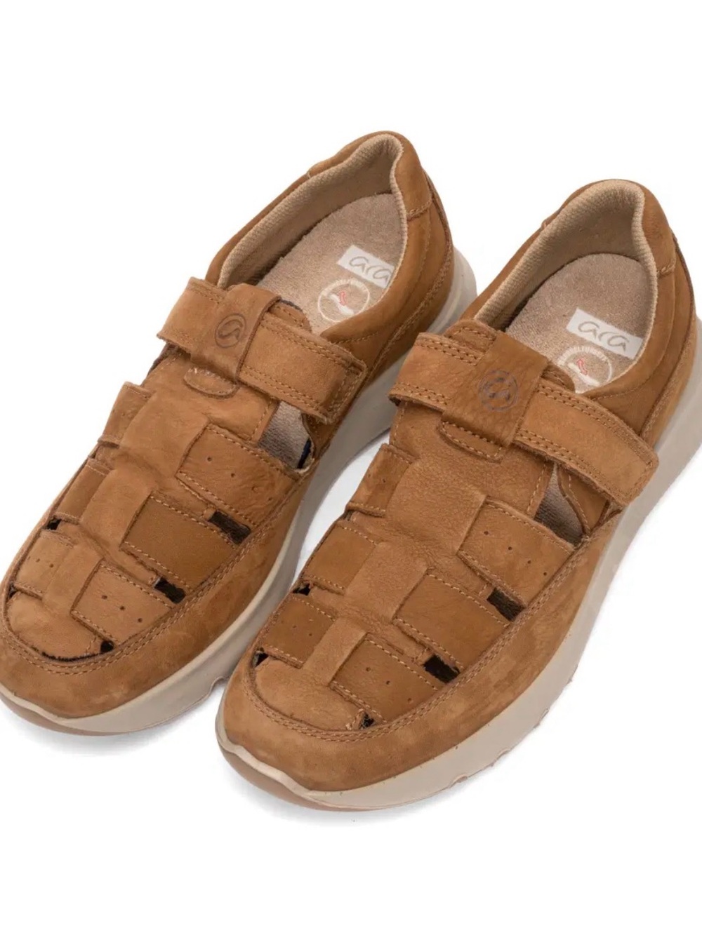Ara Brown Leather Fisherman Sandal Sneaker